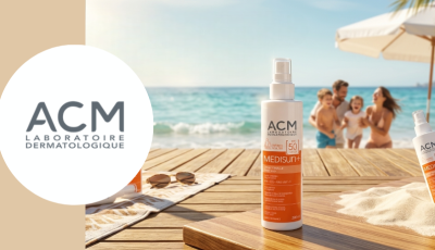 Testez gratuitement le spray famille Medisun+ d\'ACM Laboratoire Dermatologique