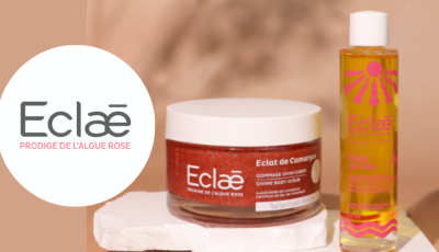 Testez gratuitement le gommage et huile pour la peau d\'Eclae