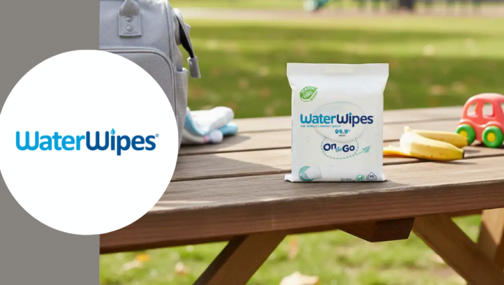 Testez gratuitement les lingettes sensitive+ On The Go - à emporter pour peaux sensibles de WaterWipes