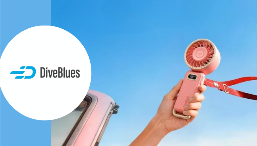 Testez gratuitement le mini ventilateur portable de Diveblues