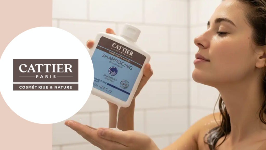 Testez gratuitement le shampoing antipelliculaire Bio de Cattier