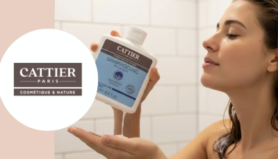 Testez gratuitement le shampoing antipelliculaire Bio de Cattier