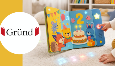 Testez gratuitement le livre sonore et lumineux de mes 2 ans de Gründ