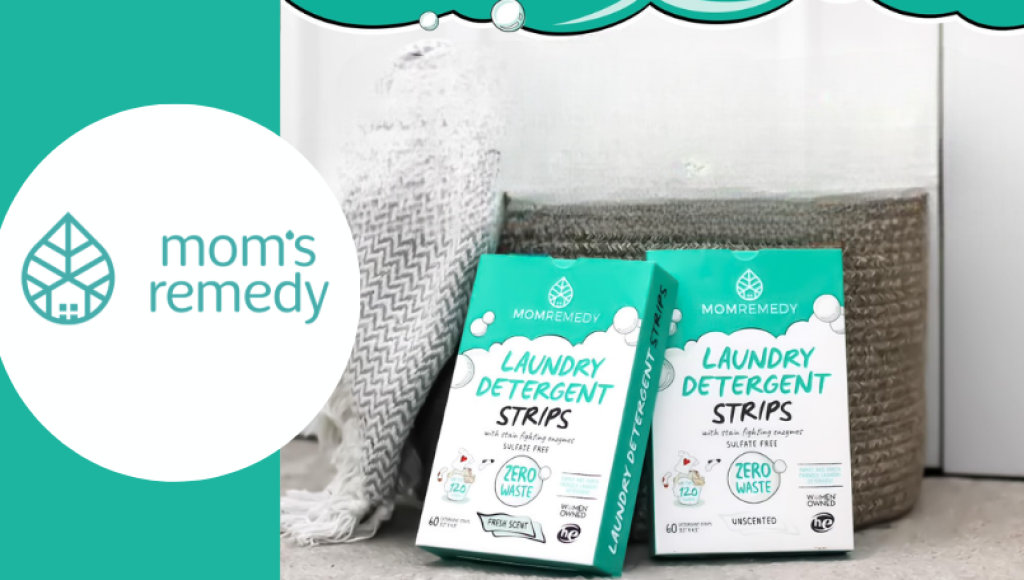 Testez gratuitement les feuilles de lessive zéro déchet de MomRemedy