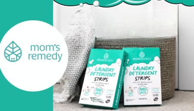 Testez gratuitement les feuilles de lessive zéro déchet de MomRemedy