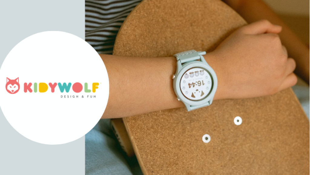 Testez gratuitement la montre pour enfants K-WATCH de Kidywolf