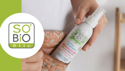 Testez gratuitement la brume thermale d\'aloe vera bio de SO BiO étic