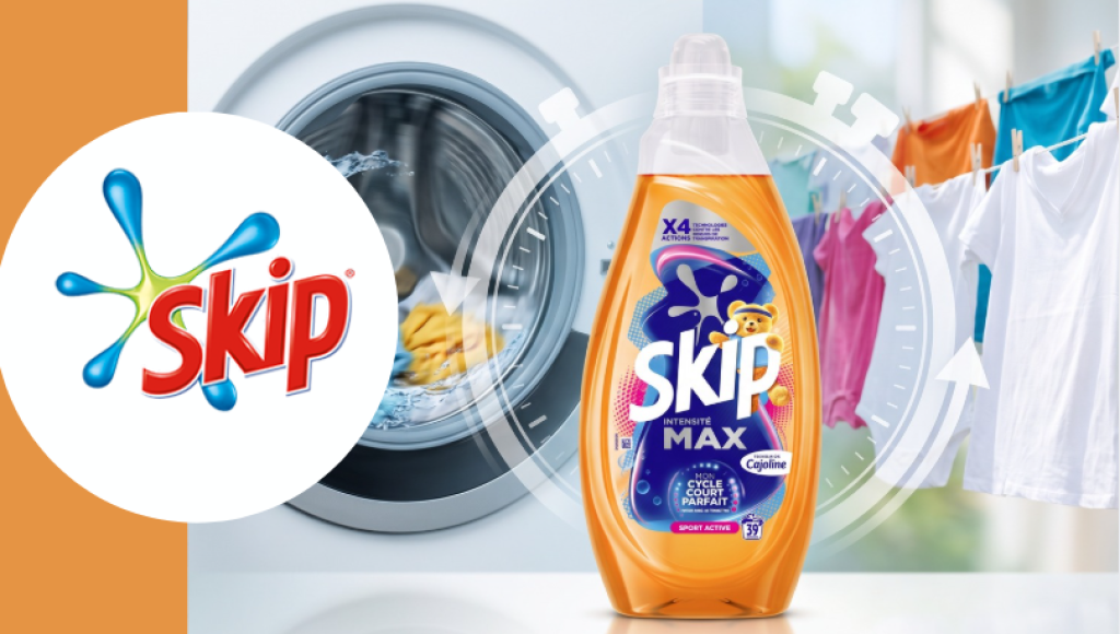 Testez gratuitement la lessive skip mon cycle court parfait de Skip