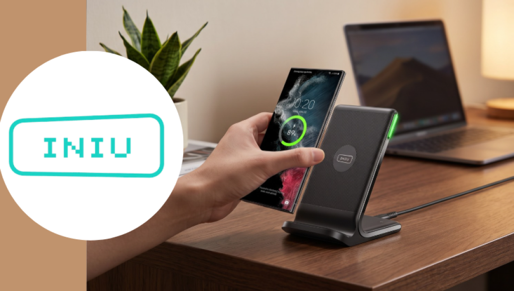 Testez gratuitement le chargeur sans fil induction de INIU