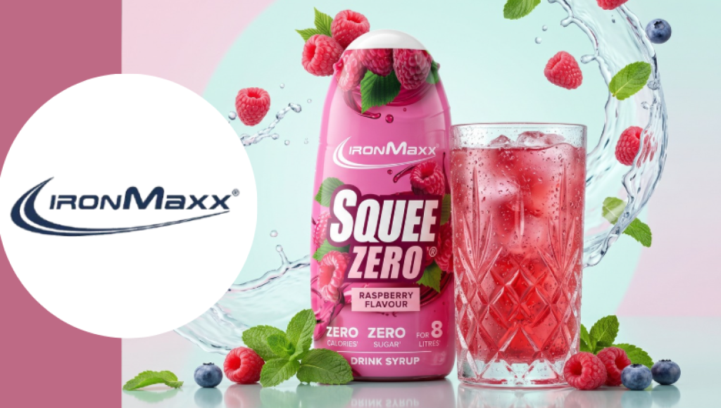 Testez gratuitement le sirop concentré sans sucre squee zero de IronMaxx