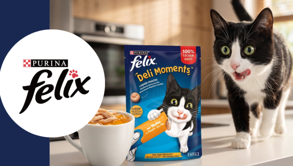 Testez gratuitement les deli moments de Purina Felix