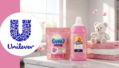Testez gratuitement la gamme rose gold OMO & Cajoline de Unilever