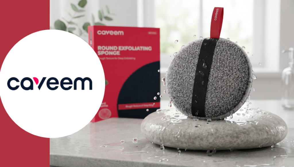 Testez gratuitement l\'éponge exfoliante de Caveem
