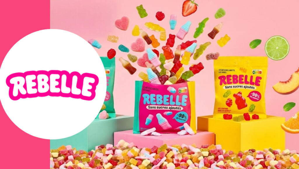 Testez gratuitement les bonbons sans sucres ajoutés de Rebelle