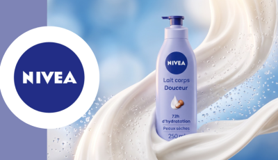Testez gratuitement le lait corps hydratant douceur de Nivea