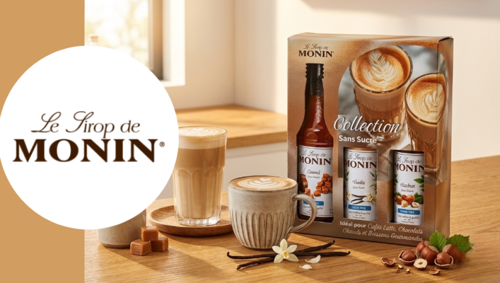 Testez gratuitement le coffret de sirops gourmands de Monin