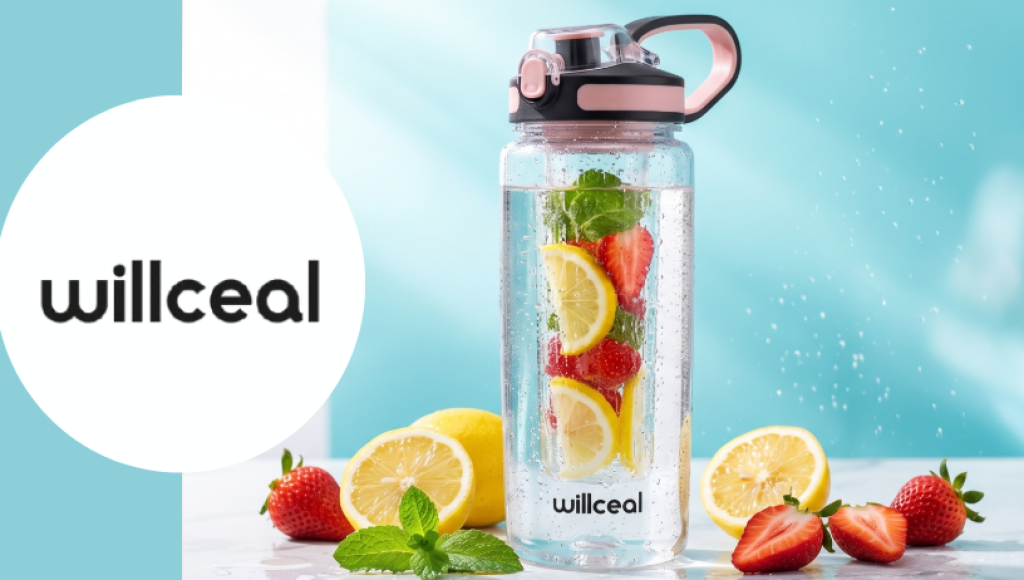 Testez gratuitement la bouteille d’eau infuseur de fruits de Willceal