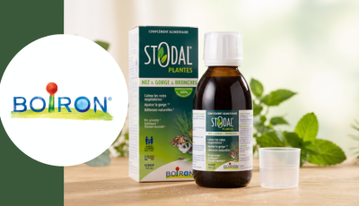 Testez gratuitement le sirop nez, gorge et bronches Stodal Plants de Boiron