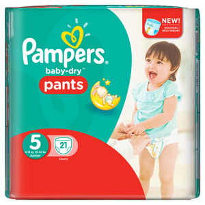 Testez gratuitement les nouvelles culottes Pampers Baby-Dry Pants