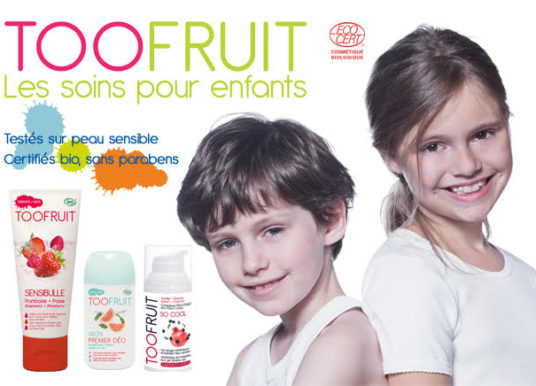 Testez gratuitement les produits pour enfants Toofruit