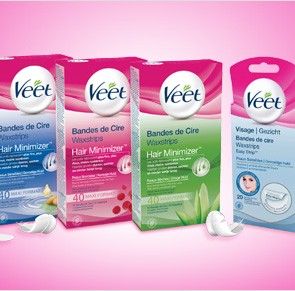Testez gratuitement les bandes de Cire Froide Veet