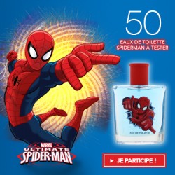 Testez gratuitement l\'eau de toilette Spiderman Corine de Farme