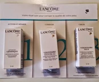 Recevez gratuitement un échantillon de soins Lancôme