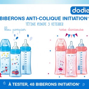 Testez gratuitement un biberon Initiation+ 330 ml de Dodie