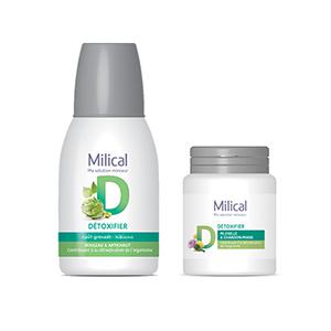 Testez gratuitement la solution buvable et les gélules détoxifiantes de Milical