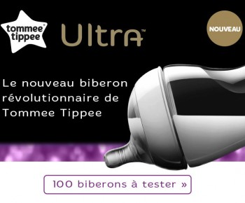 Testez gratuitement le biberon Closer to Nature de Tommee Tippee