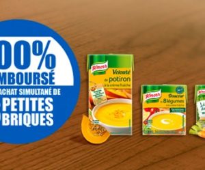 Testez gratuitement les soupes Knorr