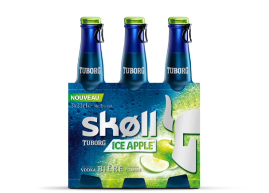 Testez gratuitement la bière SKØLL Ice APPLE