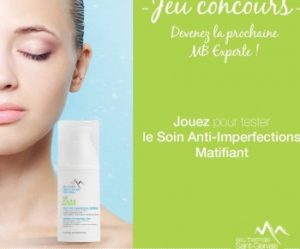 Testez gratuitement le Soin Anti-Imperfections Matifiant de Saint-Gervais
