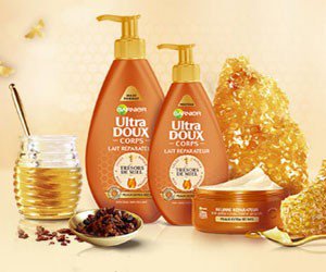 Recevez gratuitement un échantillon du lait corps Ultra Doux Trésor de Miel