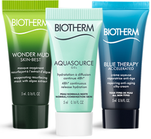 Recevez gratuitement un échantillon Biotherm