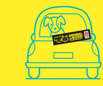 Recevez gratuitement un sticker personnalisé au nom de votre animal