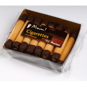Testez gratuitement les cigarettes au chocolat croustillantes