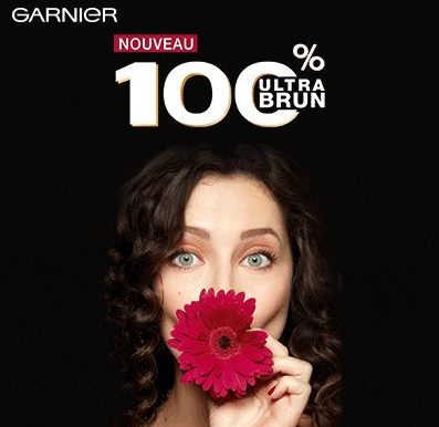 Testez gratuitement la coloration permanente Garnier 100% brun