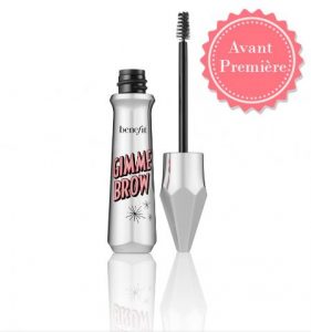 Testez gratuitement le mascara Gimme Brow de Benefit