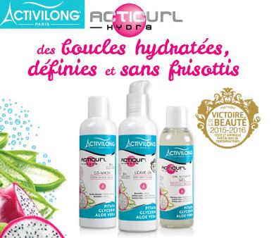 Testez gratuitement la gamme Acticurl Hydraliss