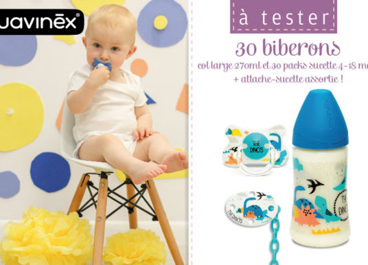 Testez gratuitement le biberon Suavinex