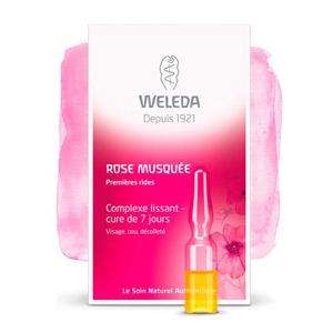 Testez gratuitement le complexe lissant à la rose musquée de Weleda