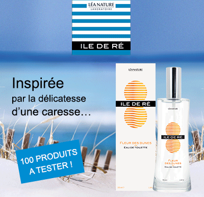 Testez gratuitement l\'Eau de toilette Île de Ré Fleur des Dunes