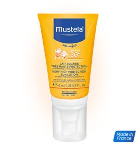 Testez gratuitement le lait solaire très haute protection spécial visage Mustela