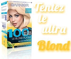 Recevez gratuitement un échantillon de la coloration ultra blond Garnier