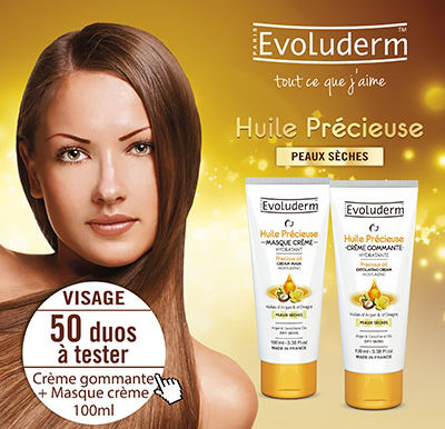 Testez gratuitement le duo rituel de Soins Evoluderm