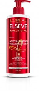 Testez gratuitement Testez le Low Shampoo Color Vive – La Crème Lavante Délicate d’Elseve