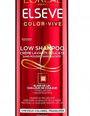 Testez gratuitement Testez le Low Shampoo Color Vive – La Crème Lavante Délicate d’Elseve