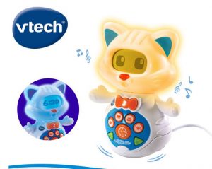 Testez gratuitement l\'horloge LumiKitty de Vtech