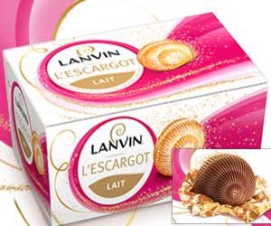 Testez gratuitement les chocolats Escargots de Lanvin